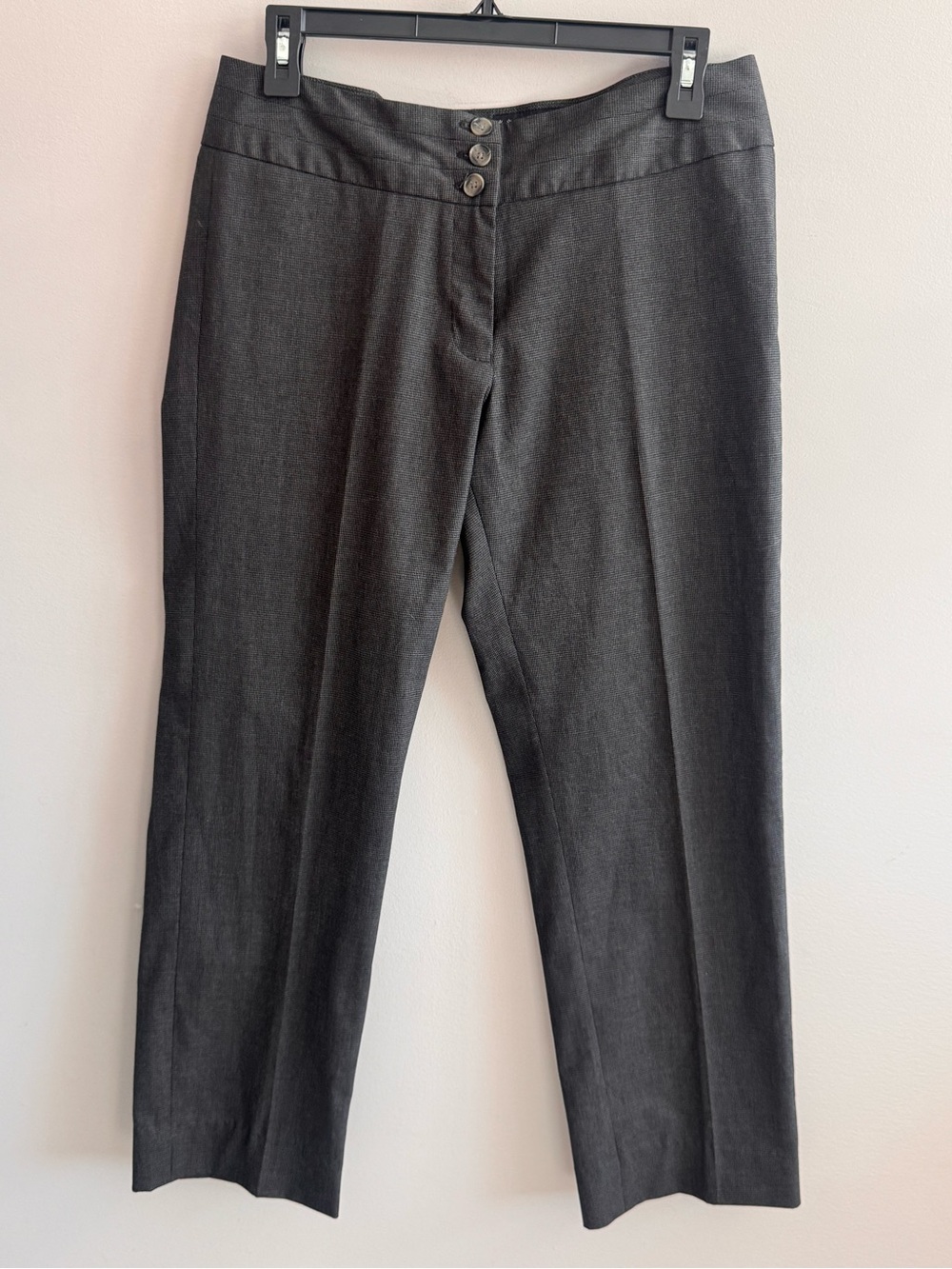 Allen Solly Women’s Gray Plaid Career Dress Pants Size 32 Stretch